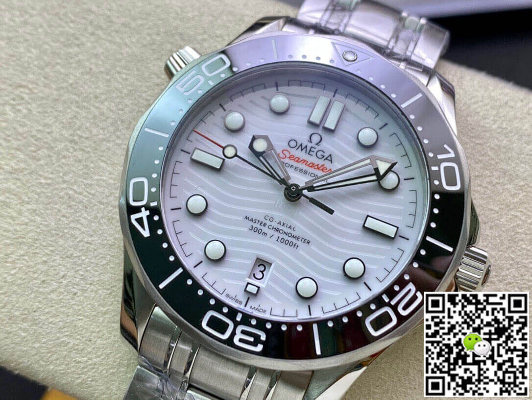 Replica 0me*ga Seamaster Diver 300M 210.30.42.20.04.001 1:1 Best Edition OR Factory White Dial
