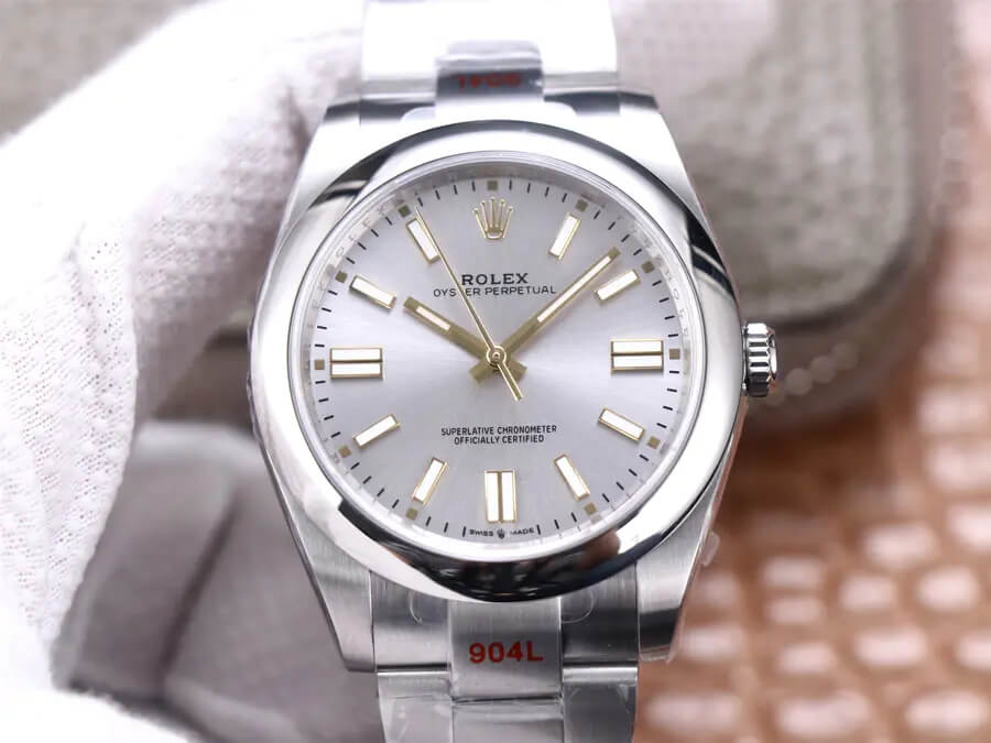 Replica R01ex Oyster Perpetual M124300-0001 41MM 1:1 Best Edition EW Factory Stainless Steel