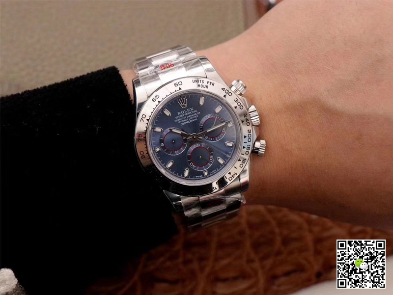 R01ex Daytona Replica Cosmograph 116509-78599 1:1 Best Edition Noob Factory Blue Dial Swiss ETA4130