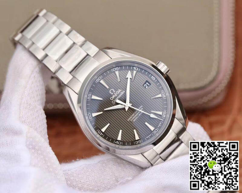 Replica 0me*ga Seamaster Aqua Terra 150M 231.10.42.21.02.002 VS Factory 1:1 Best Edition Swiss ETA8500 Grey Textured Dial