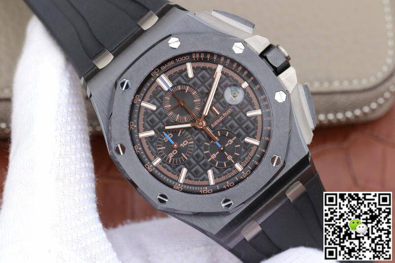 Replica Audemars P1g*et Royal Oak Offshore 26400SO.OO.A002CA.02 JF Factory 1:1 Best Edition Swiss ETA3126 Black Textured Dial