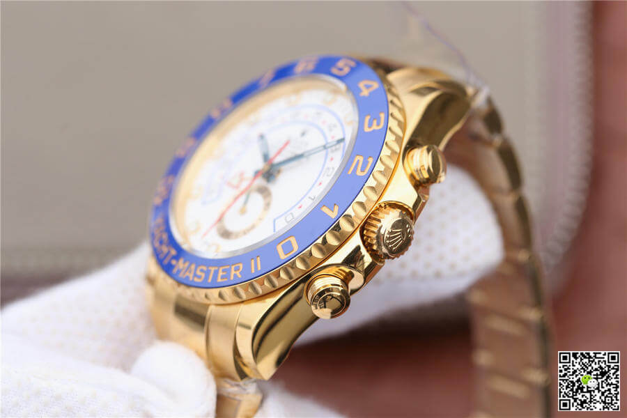 Replica Yacht-Master II M116688-0002 1:1 Best Edition JF Factory Yellow Gold