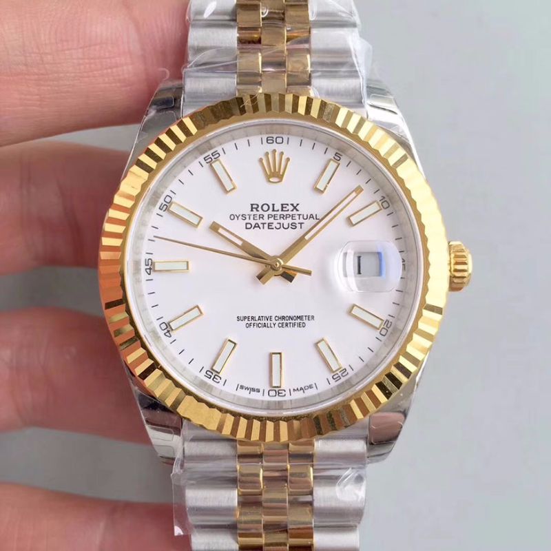 Replica R01ex Datejust M126333-0016 Mechanical Watches 1:1 Best Edition White Dial