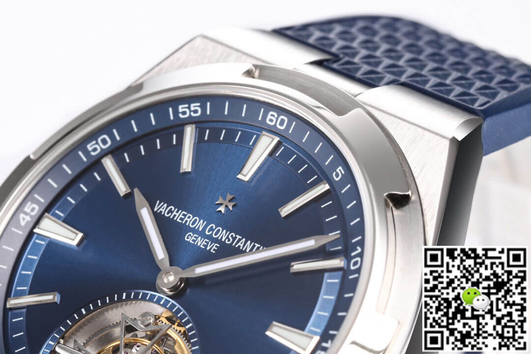 Replica Vacheron C0nstan1n Overseas Tourbillon 6000V/110A-B544 1:1 Best Edition BBR Factory Rubber Strap
