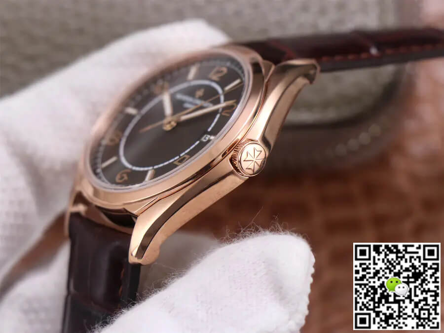 Replica Vacheron C0nstan1n Fiftysix 4600E/000R-B576 1:1 Best Edition ZF Factory Rose Gold