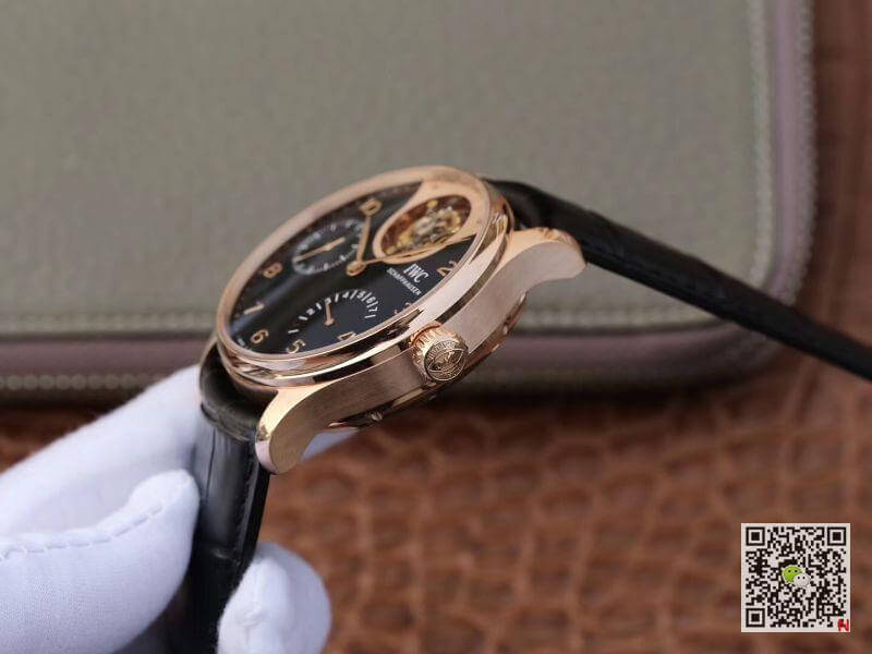 IWC Replica Portuguese IW504210 Tourbillon 18K Rosegold 1:1 Best Edition Swiss automatic complicated tourbillon movement