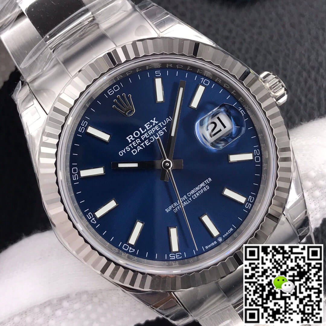 Replica R01ex Datejust M126334-0001 1:1 Best Edition VS Factory Blue Dial
