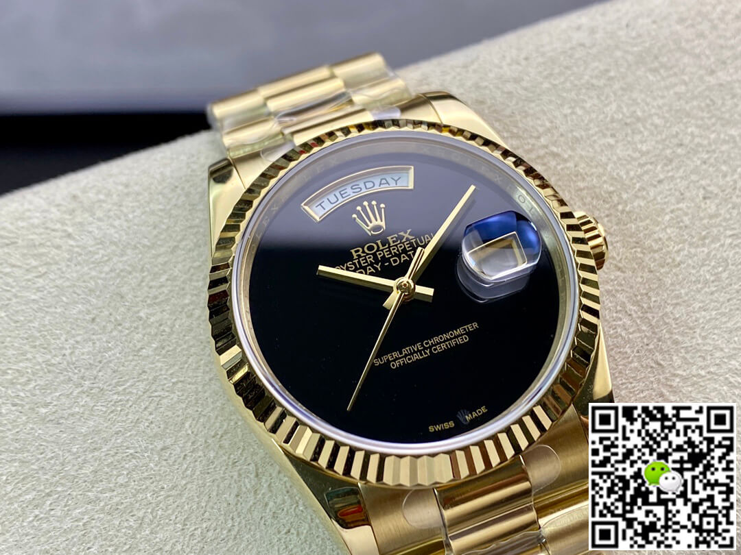 Replica R01ex Day Date 36MM 1:1 Best Edition BP Factory Double Calendar Dial