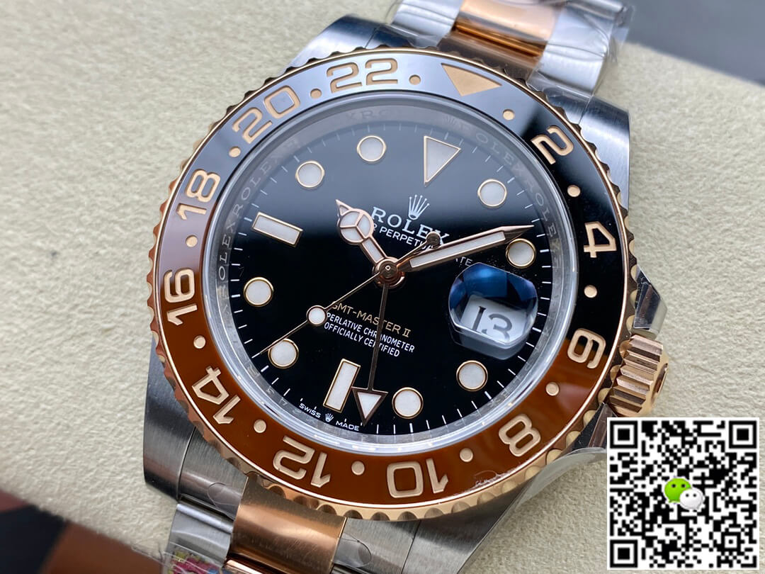 Replica R01ex GMT Master II M126711chnr-0002 1:1 Best Edition Clean Factory Black Dial