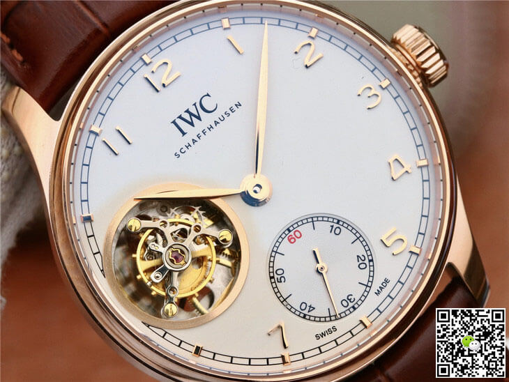 Replica IWC Portuguese Tourbillon IW546302 1:1 Best Edition ZF Factory Silver Dial