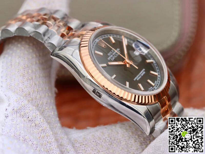 R01ex Dupe Datejust 36MM 126231 Men Watches 1:1 Best Edition Swiss ETA3135 Black Dial