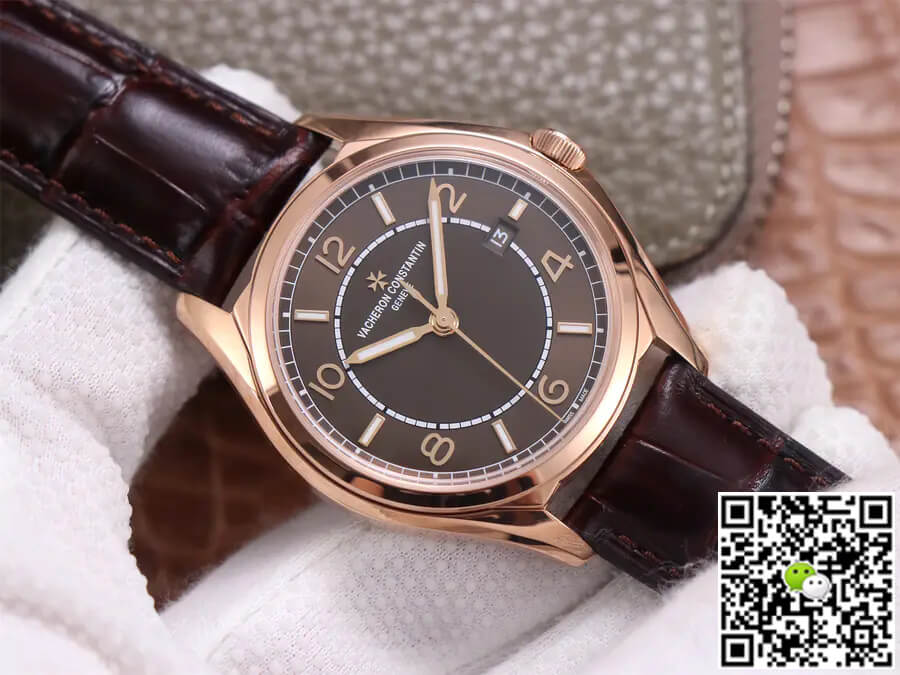 Replica Vacheron C0nstan1n Fiftysix 4600E/000R-B576 1:1 Best Edition ZF Factory Rose Gold