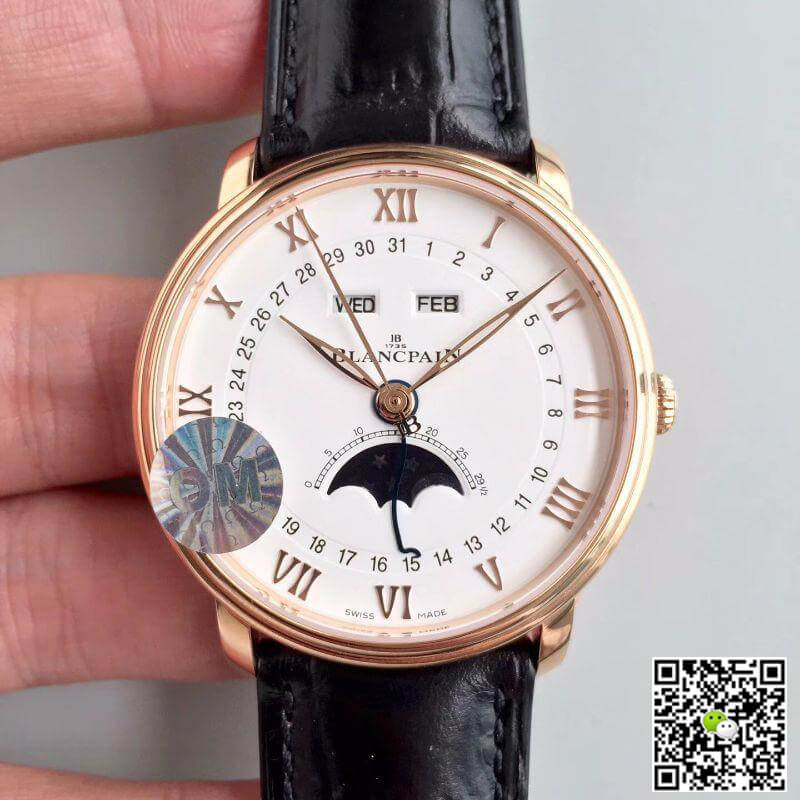 Replica Blancpain Villeret 6654-3642-55B OM Factory 1:1 Best Edition Swiss ETA6654