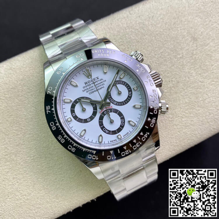 Replica R01ex Cosmograph Daytona M116500LN-0001 1:1 Best Edition Clean Factory White Dial