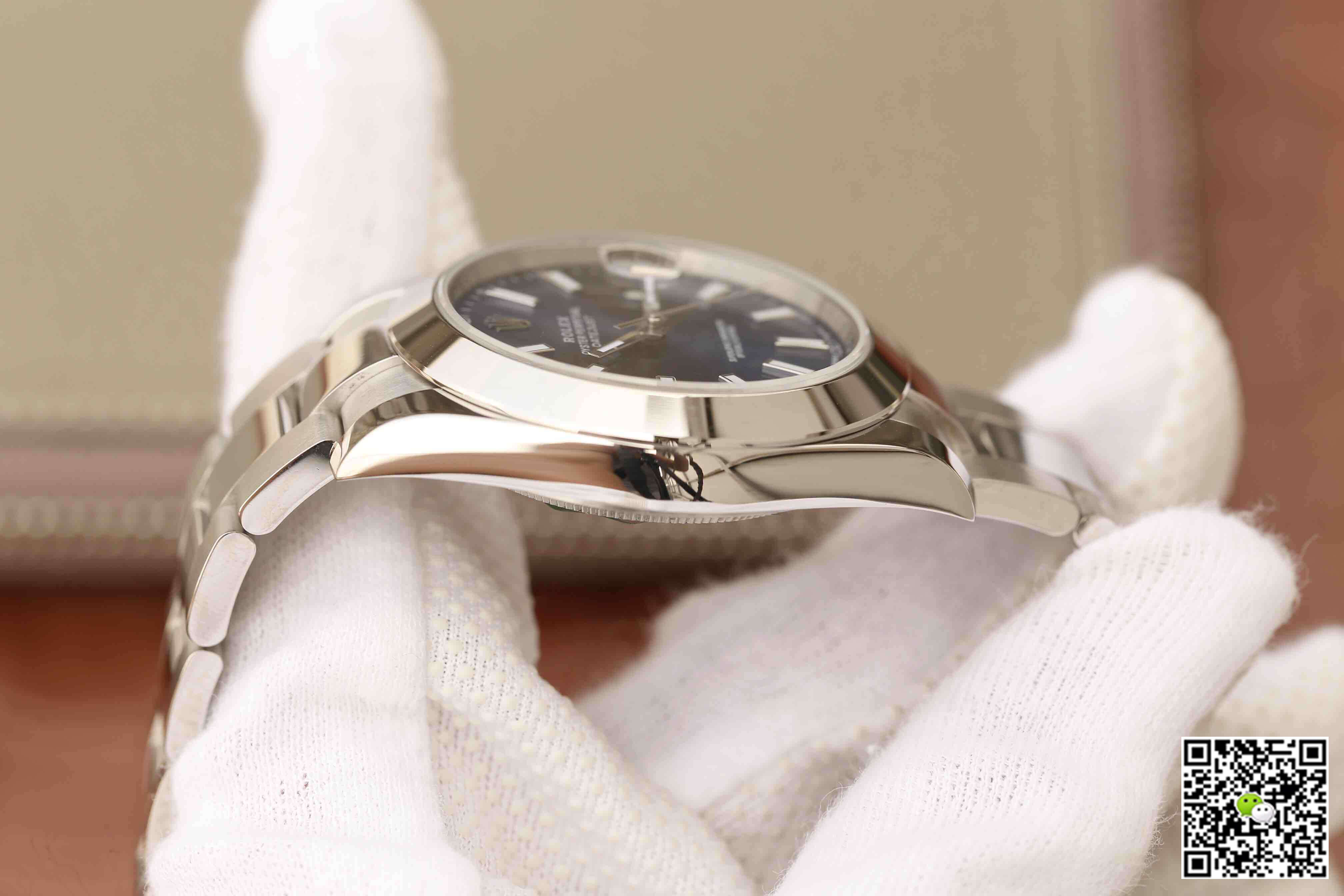 Replica R01ex Datejust M126300-0001 1:1 Best Edition EW Factory Blue Dial