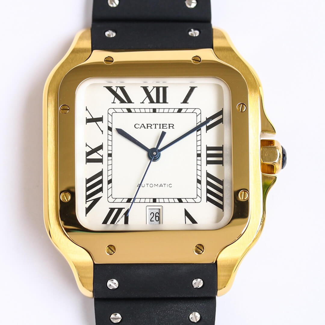 Replica Ca*t1er Santos WGSA0009 1:1 Best Edition GF Factory V2 Yellow Gold
