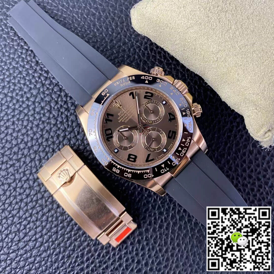 Replica R01ex Cosmograph Daytona M116515LN-0015 1:1 Best Edition Clean Factory V3 Rubber Strap