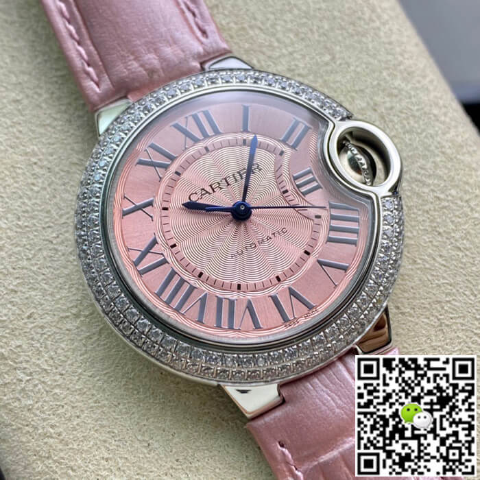 Replica Ballon Bleu De Ca*t1er 33MM 1:1 Best Edition V6 Factory D1am0nd Bezel