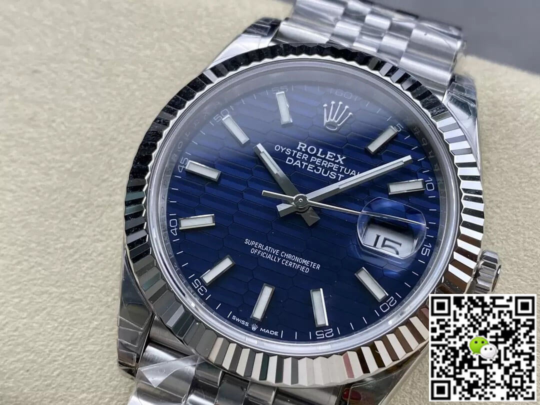 Replica R01ex Datejust M126334-0031 41MM 1:1 Best Edition VS Factory Blue Dial