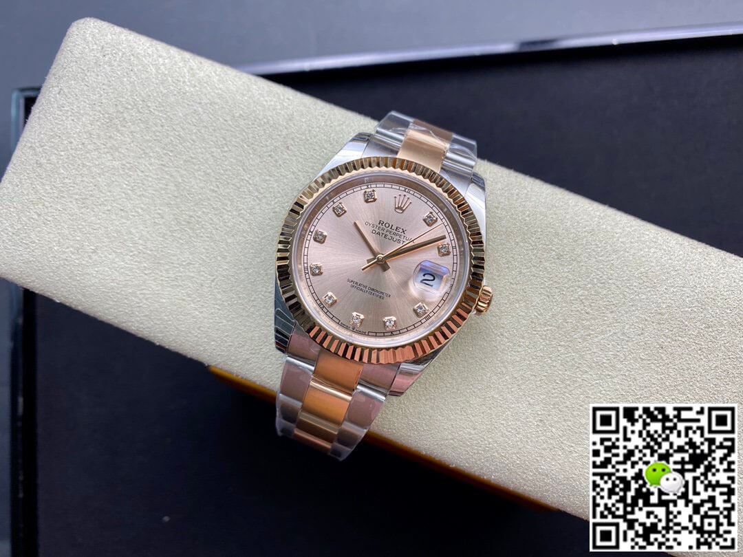 Replica R01ex Datejust M126331-0007 41MM 1:1 Best Edition EW Factory V3 Pink Dial