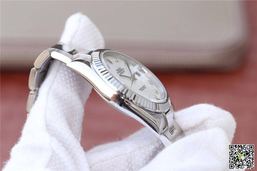 Replica R01ex Datejust M126334-0019 1:1 Best Edition EW Factory White Mother-Of-Pearl Dial