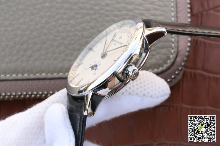 Vacheron C0nstan1n Replica Patrimony 4010U/000G-B330 1:1 Best Edition GS Factory White Dial