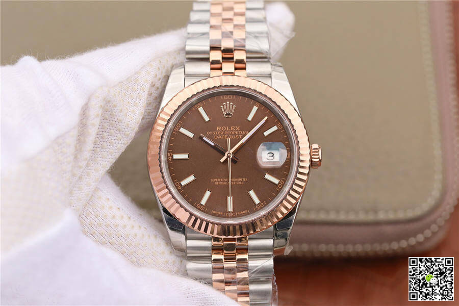 Replica R01ex Datejust M126331-0002 1:1 Best Edition EW Factory Rose Gold