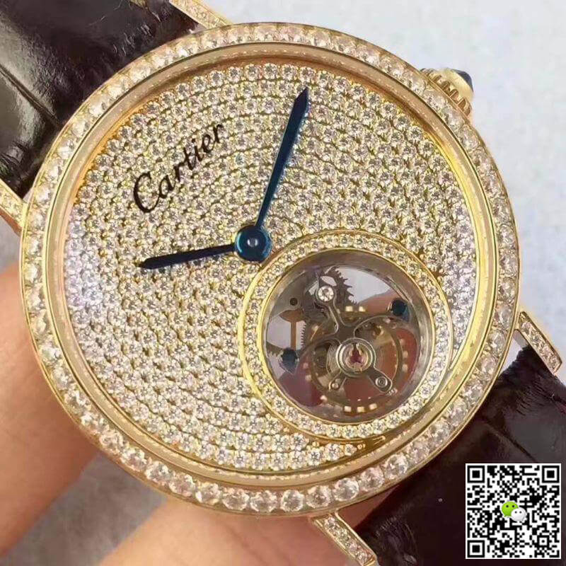 Replica Ca*t1er Rotonde Tourbillon 1:1 Best Edition Swiss Tourbillon