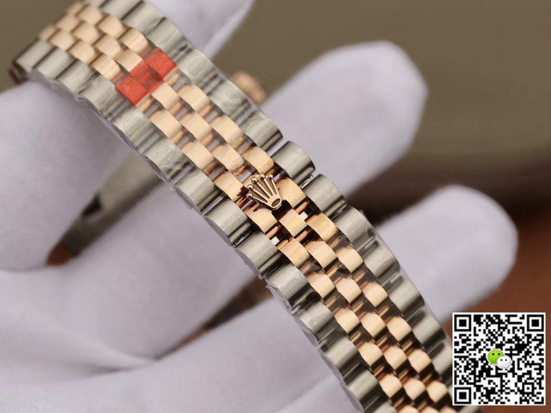 Replica R01ex Date-Just 36mm Stainless Steel Two Tone 1:1 Best Edition 18K Gold Wrapped Swiss ETA3135