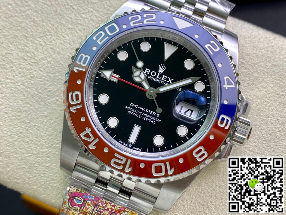 Replica R01ex GMT Master II M126710BLRO-0001 1:1 Best Edition Clean Factory Black Dial