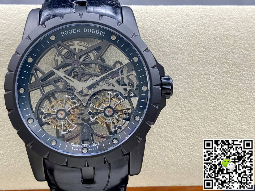 Replica Roger Dubuis Excalibur RDDBEX0364 1:1 Best Edition YS Factory Tourbillon Skeleton Dial