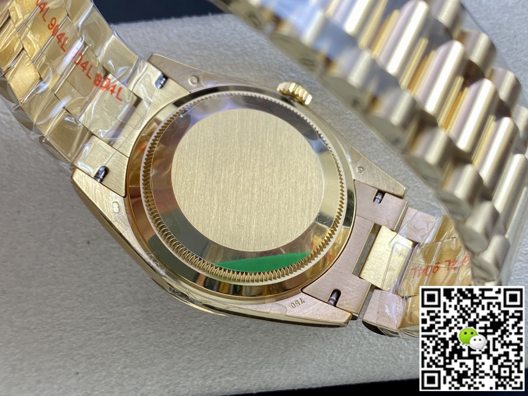 Replica R01ex Day Date M128348RBR-0005 1:1 Best Edition EW Factory Yellow Gold