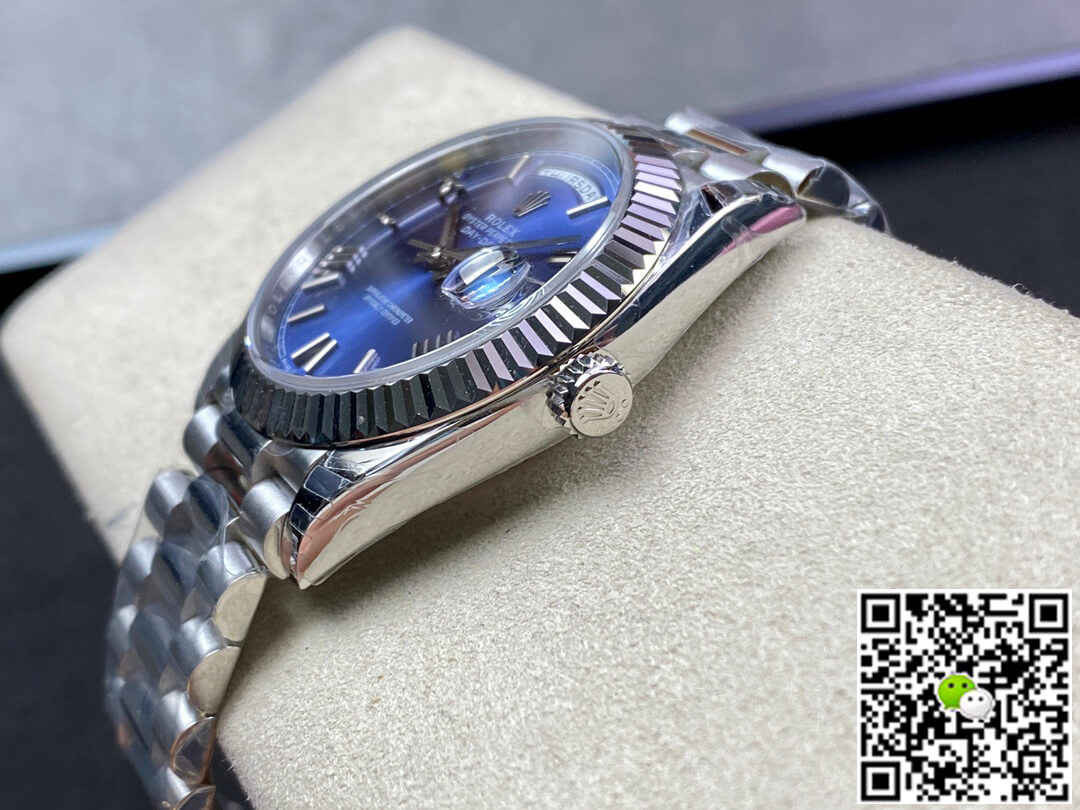 Replica R01ex Day Date M228236-0007 1:1 Best Edition EW Factory Blue Dial