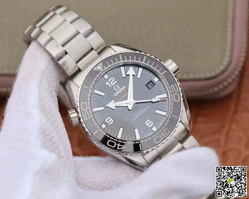 Replica 0me*ga Seamaster 215.30.44.21.01.001 1:1 Best Edition VS Factory Black Ceramic Dial Swiss 8900