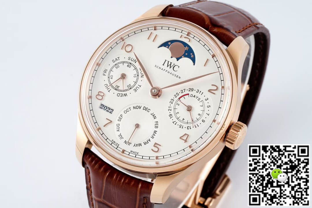 Replica IWC Portuguese Perpetual Calendar IW503302 1:1 Best Edition APS Factory Red Gold
