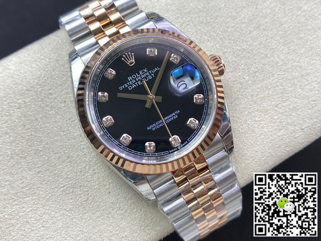 Replica R01ex Datejust M126231-0019 1:1 Best Edition EW Factory Black Dial