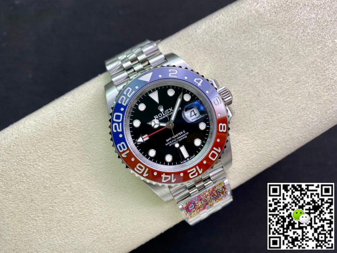 Replica R01ex GMT Master II M126710BLRO-0001 1:1 Best Edition Clean Factory Black Dial