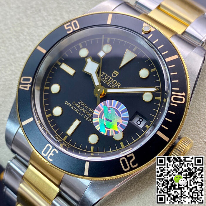 TUDOR Replica Heritage Black Bay M79733N-0002 ZF Factory 1:1 Best Edition Swiss ETA2824-2 Two Tone Stainless Steel Bracelet