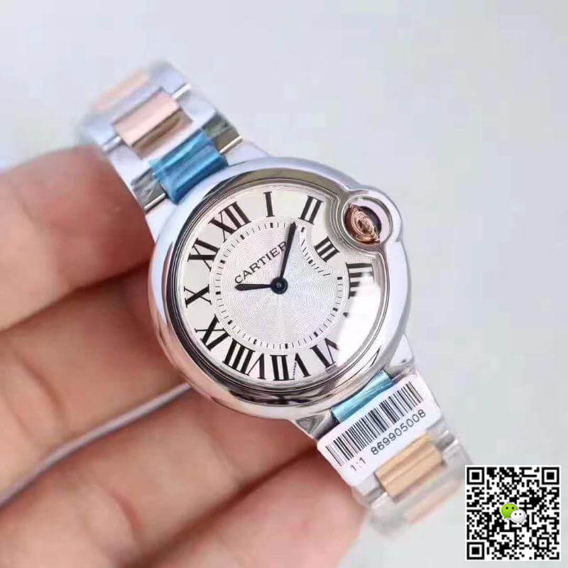 Replica Ballon Bleu De Ca*t1er W6920084 V6 Factory 1:1 Best Edition Swiss Ronda Quartz White Dial