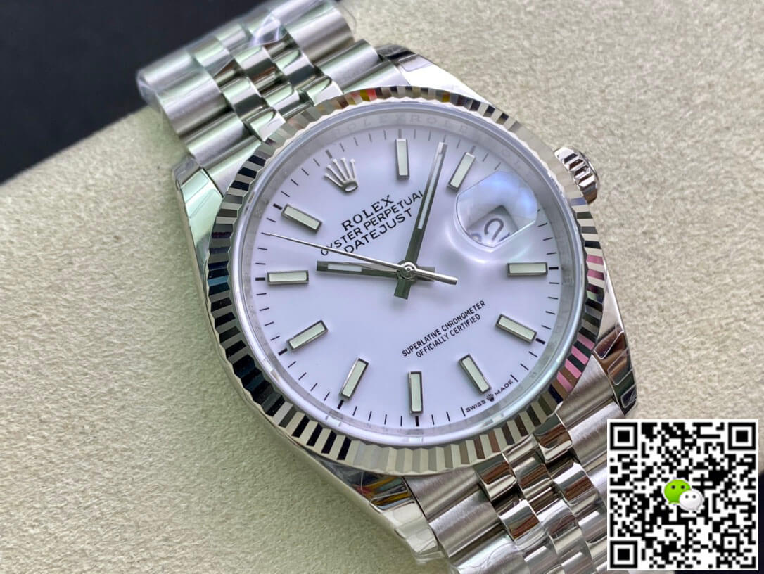 Replica R01ex Datejust 36MM 1:1 Best Edition EW Factory White Dial