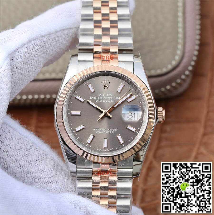 Replica R01ex Datejust M126231-0013 36MM 1:1 Best Edition GM Factory Rose Gold