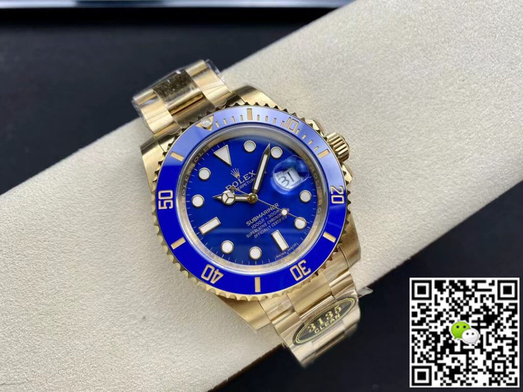 Replica R01ex Submariner M116618LB-0003 1:1 Best Edition Clean Factory Blue Dial
