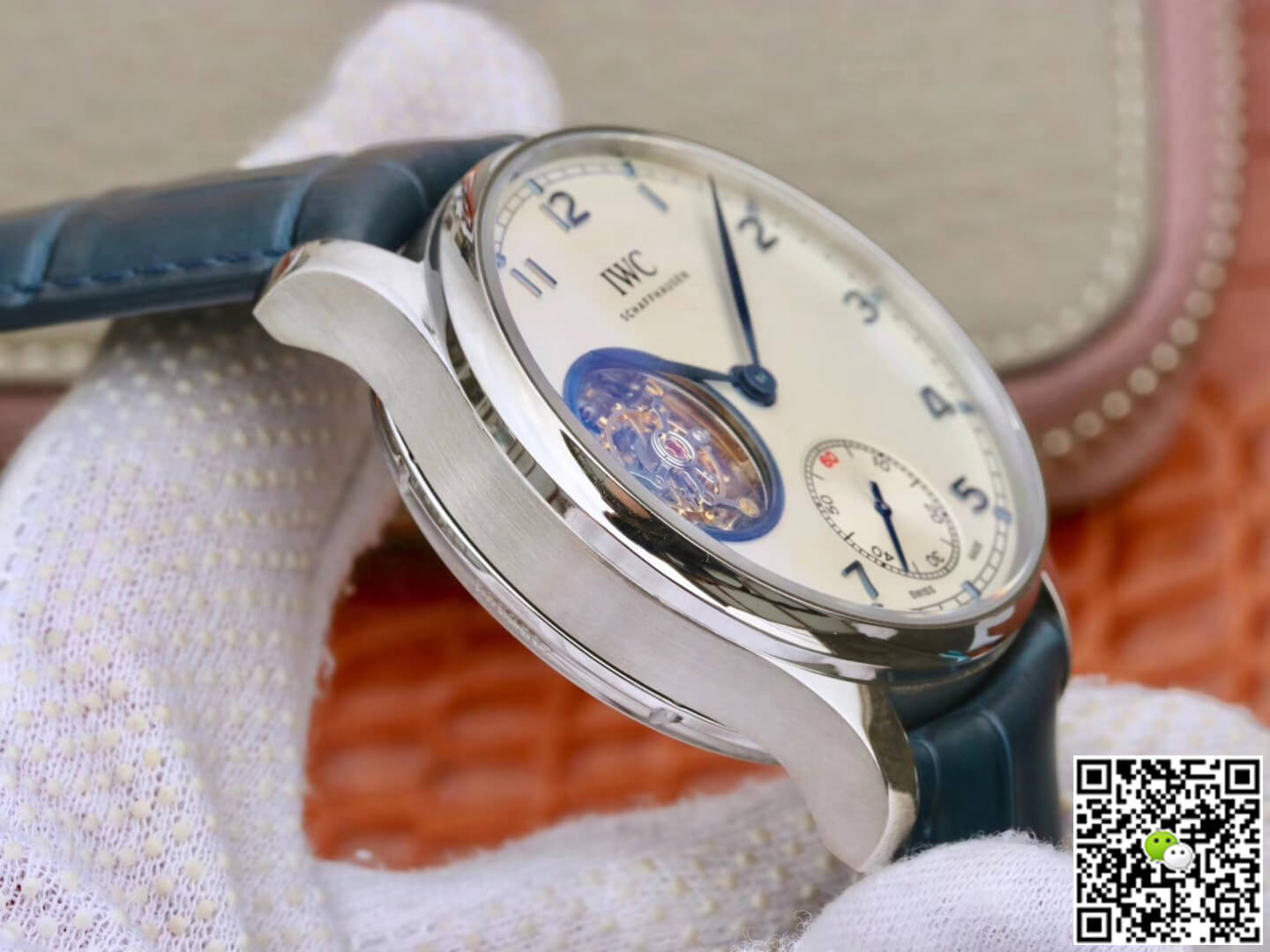 Replica IWC Portuguese Tourbillon 1:1 Best Edition ZF Factory Stainless Steel