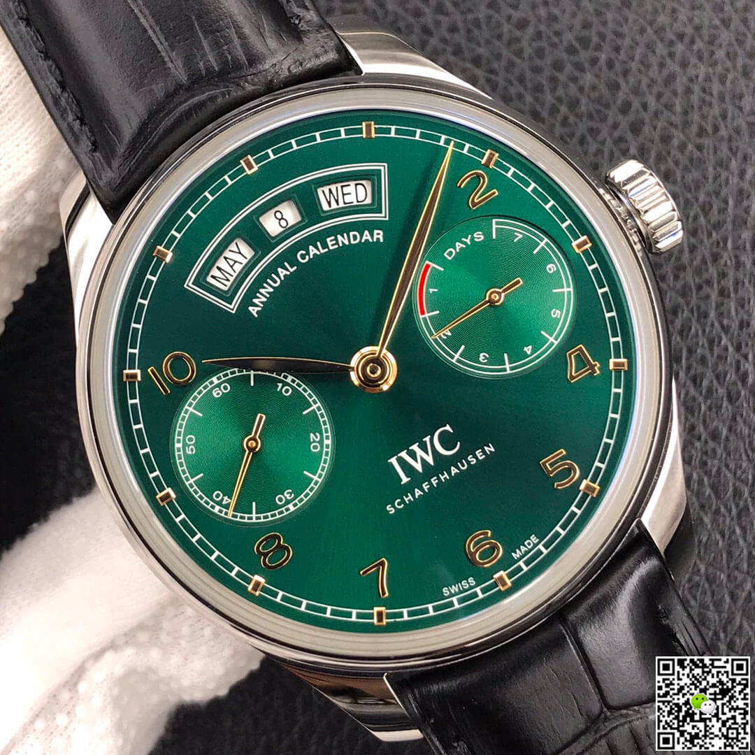 Replica IWC Portugieser IW503510 1:1 Best Edition ZF Factory Green Dial