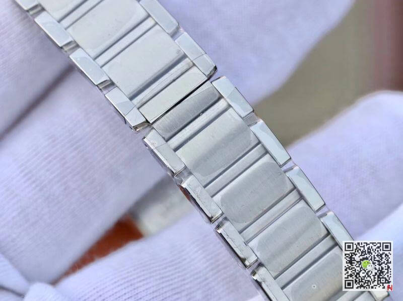 Ca*t1er Replica Tank Francaise W51028Q3 Pink MOP Dial Steel Ladies Watch 1:1 Best Edition Swiss Quartz