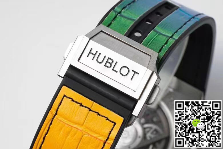Replica Hublot BIG BANG Unico 411.NX.1117.LR.0999 1:1 Best Edition ZF Factory Rainbow Skeleton Dial