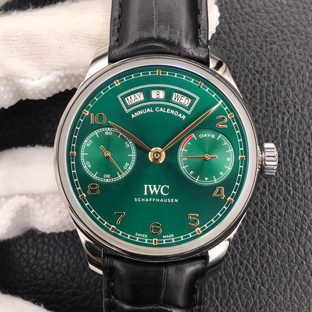 Replica IWC Portugieser IW503510 1:1 Best Edition ZF Factory Green Dial