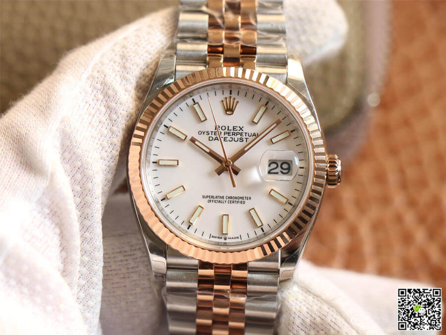Replica R01ex Datejust M126231-0017 1:1 Best Edition EW Factory White Dial