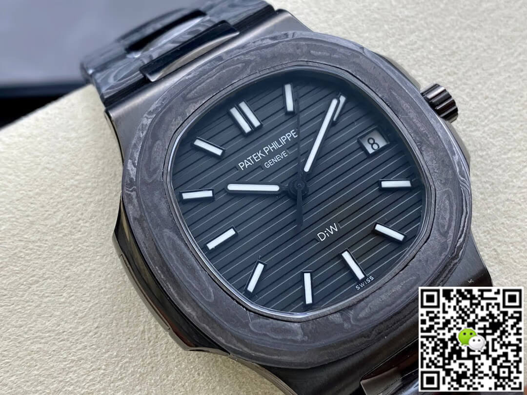 Replica Pat*k Phi1i*pe Nautilus 5711 DiW 1:1 Best Edition Black Dial