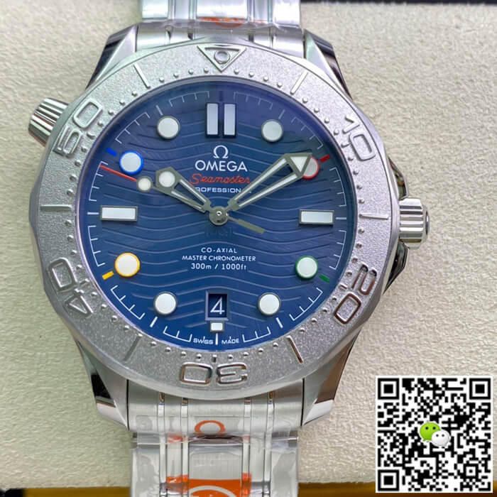 Replica 0me*ga Seamaster Diver 300M 522.30.42.20.03.001 1:1 Best Edition OR Factory Blue Dial
